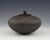 Carved Smoke fired Lidded Vessel